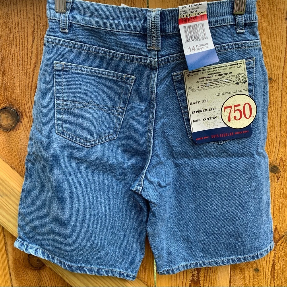 BUGLE BOY vintage classic denim jean shorts 750 summer workwear streetwear - Picture 5 of 8